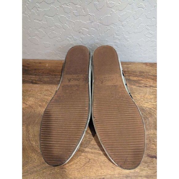Womens Coach Alpine Canvas Black White Slip On Flats. Size 8B. main image 8